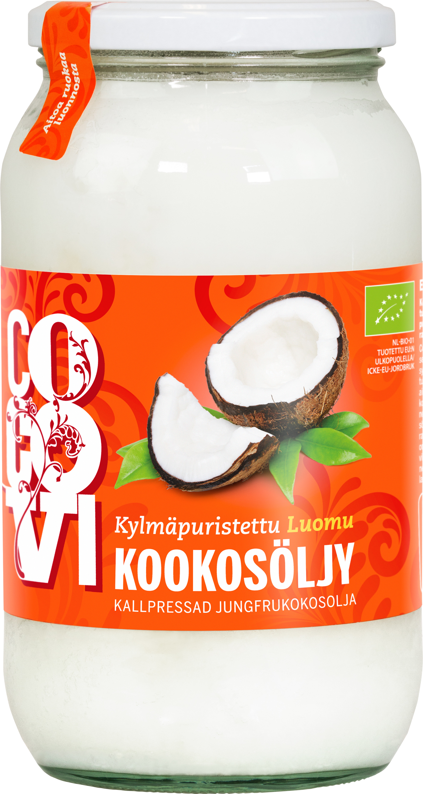 Cocovi kookosöljy 1000ml luomu | K-Ruoka Verkkokauppa