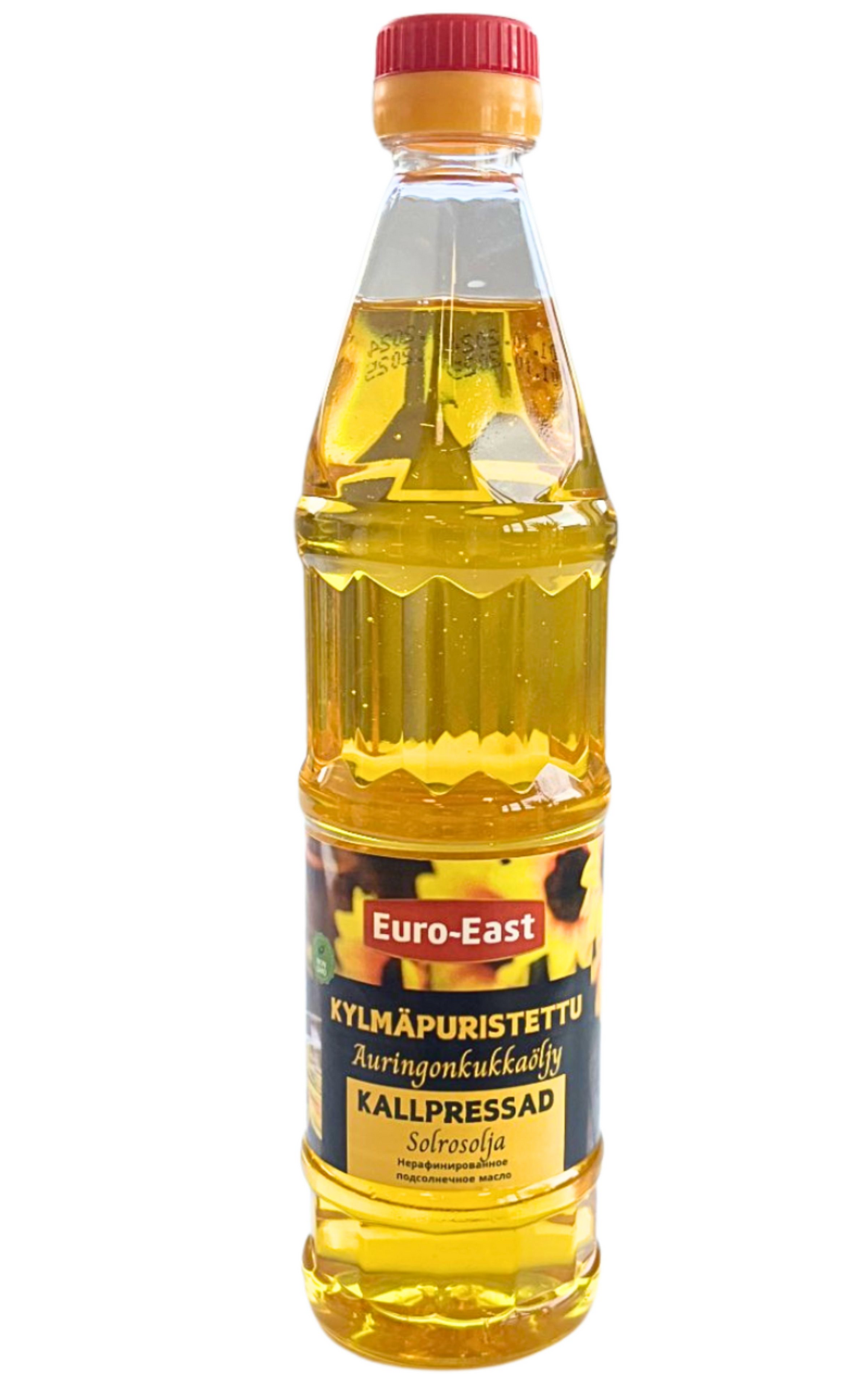 Euro-East Auringonkukkaöljy raffinoimaton 500ml/ 460 g