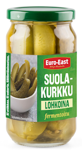 Euro-East suolakurkku lohkoina 350g/220g