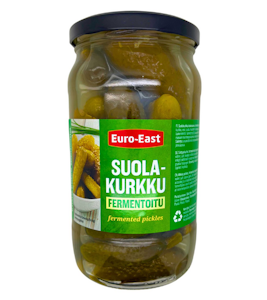 Euro-East Suolakurkku 740g/395g PUOLILAVA