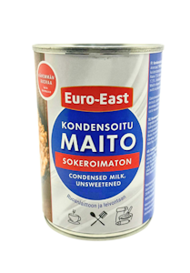 Euro-East kondensoitu maito sokeroimaton 410g