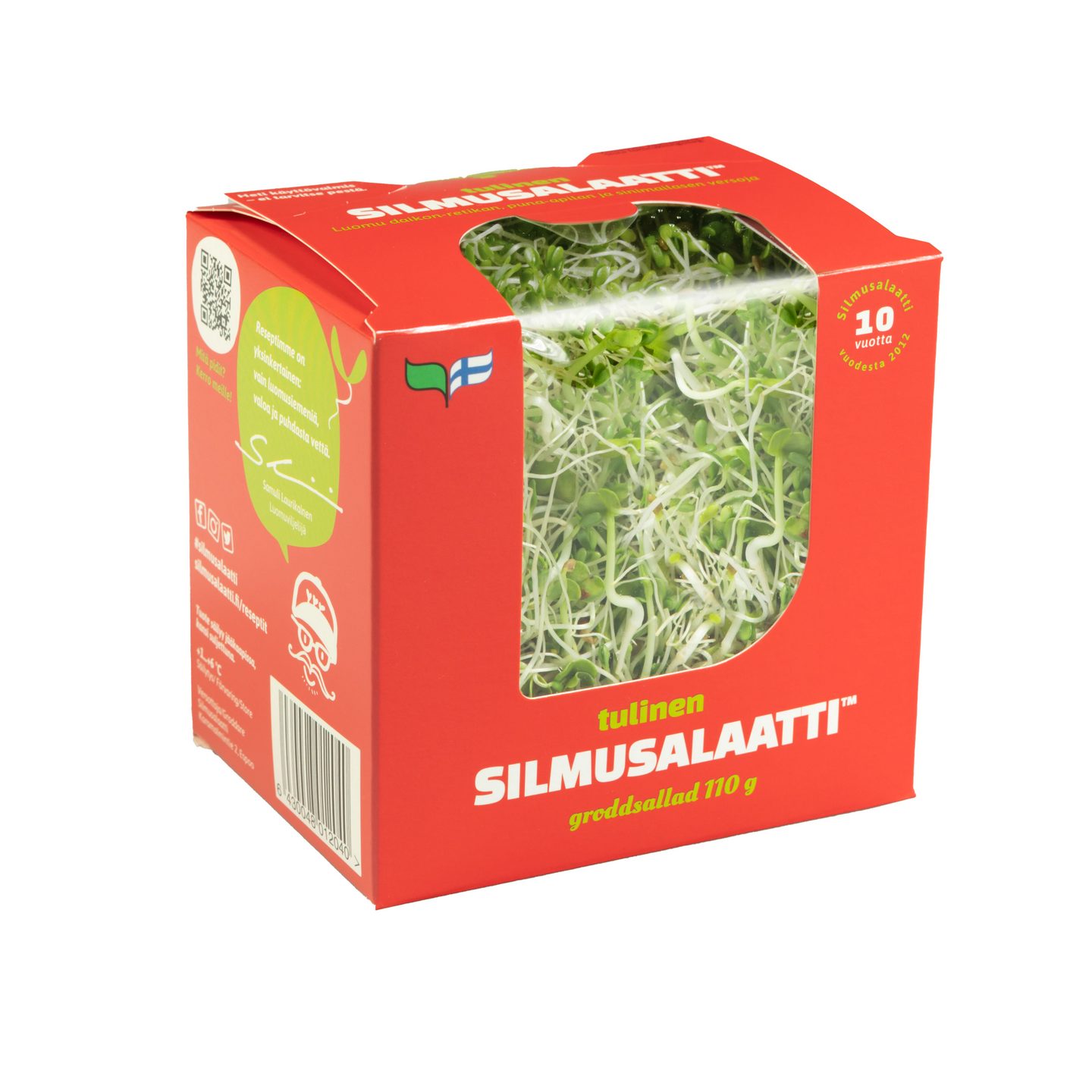 Tulinen silmusalaatti 110g luomu