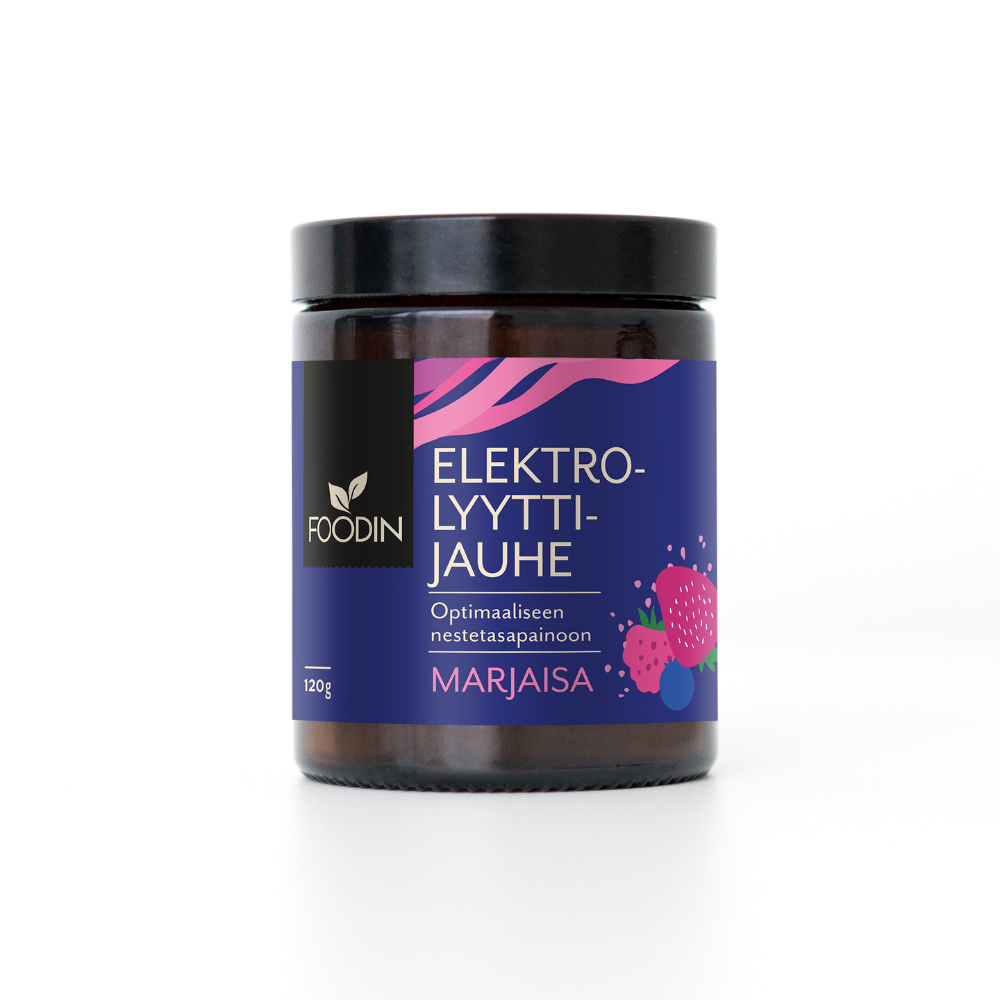 Foodin Elektrolyyttijauhe Marjaisa 120g