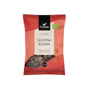 Foodin Sultana rusina 300g luomu