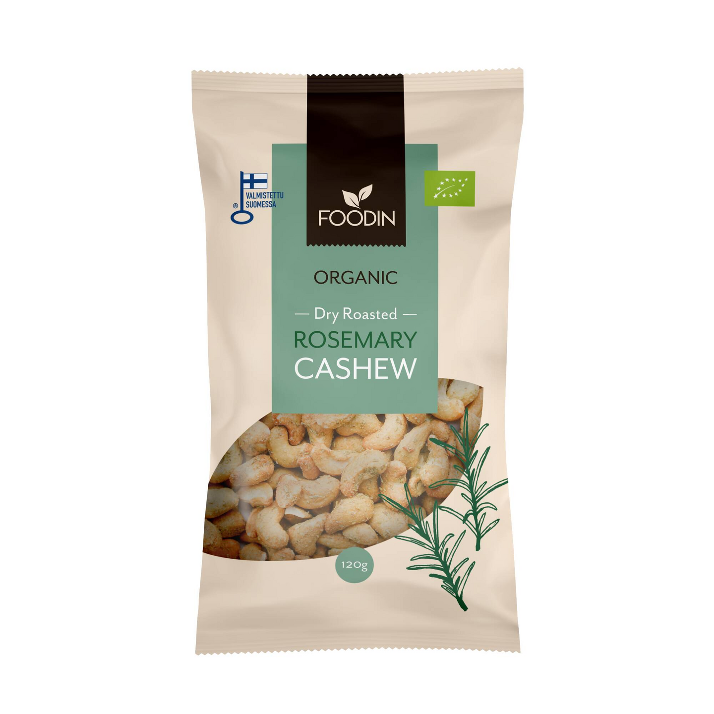 Foodin rosmariini cashewpähkinä 120g luomu