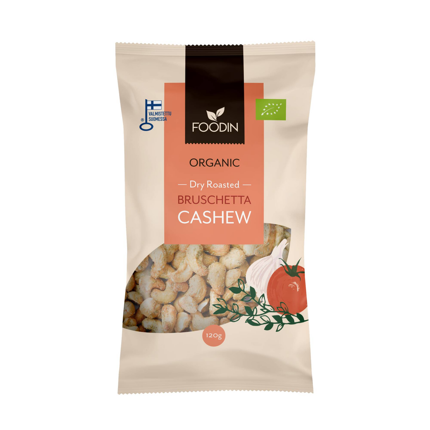 Foodin bruschetta cashew 120g luomu