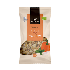 Foodin cashew BBQ 120g luomu