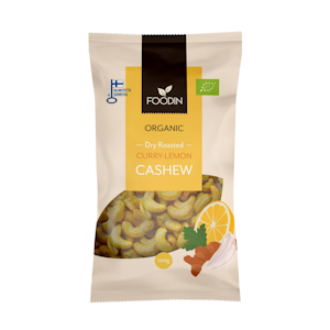 Foodin cashew curry-sitruuna 120g luomu