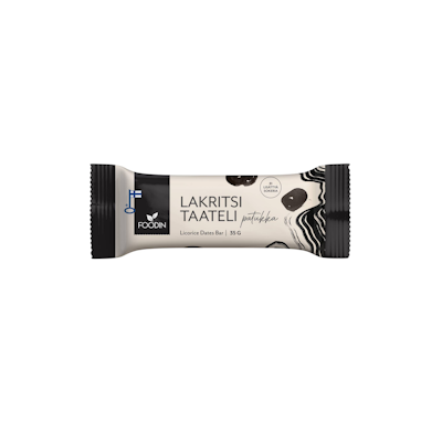 Foodin lakritsitaatelipatukka 35g
