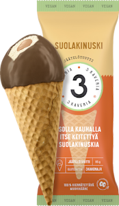 3 Kaverin tuutti vegan 95g suolakinuski