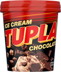 Tupla Laktoositon Chocolate jäätelö 450ml/305g