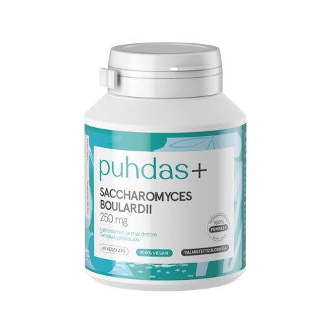Puhdas+ Saccharomyces boulardii 250mg 60kaps 24g