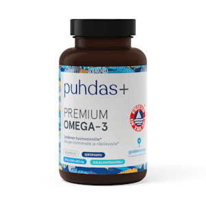 Puhdas+ Premium Omega-3 90kaps 127g