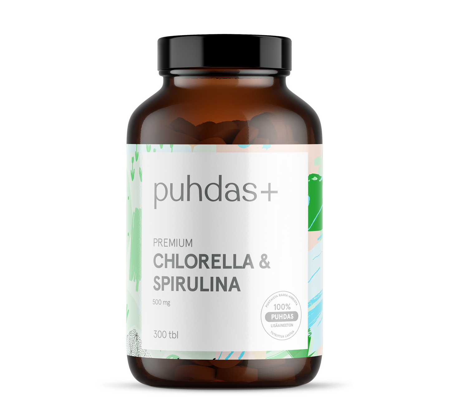 Puhdas+ Premium Chlorella & Spirulina 300tabl 150g