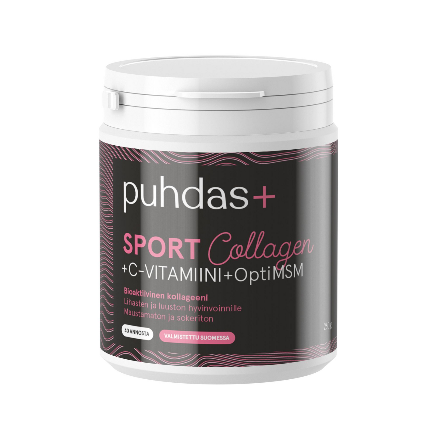 Puhdas+ Sport Collagen & C-vitamiini & OptiMSM 260g