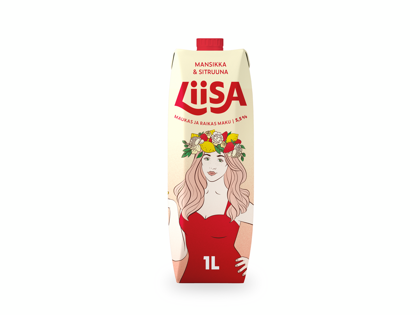 Liisa Mansikka-Sitruuna 5,5% 1,0l