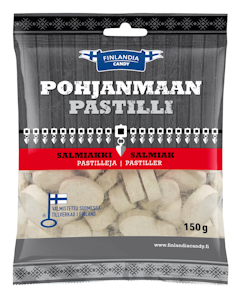 Pohjanmaan pastilli salmiakki 150g