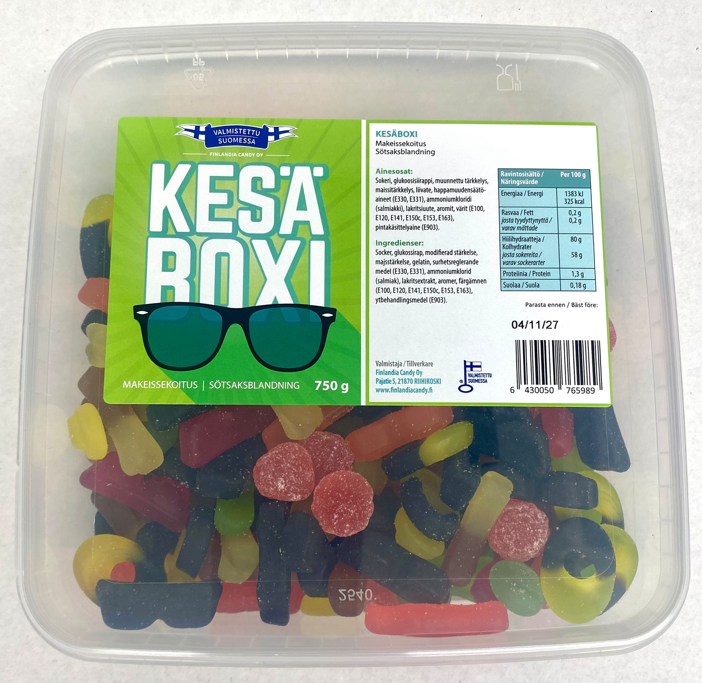 Finlandia Candy Kesäboxi 750g