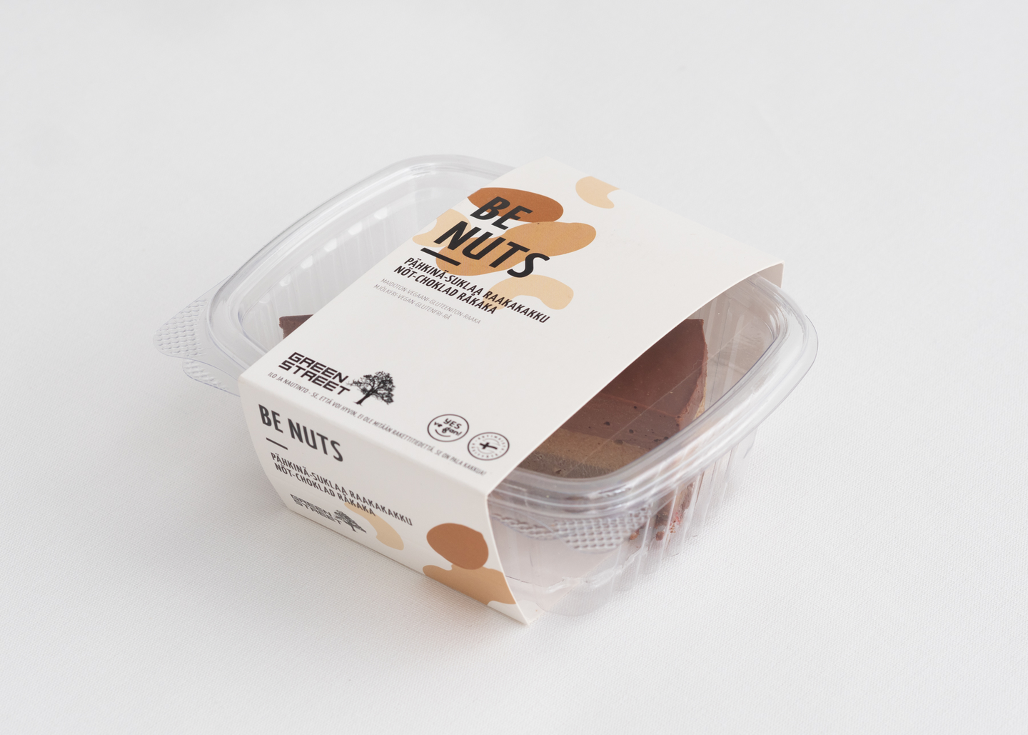 GreenStreet Be Nuts pähkinä-suklaa raakakakku 95g vegaaninen pakaste | K- Ruoka Verkkokauppa