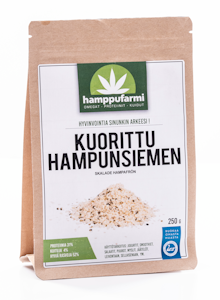 Hamppufarmi Kuorittu Hampunsiemen 250g