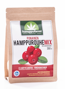 HamppuFarmi hamppurouhemix 350g punainen