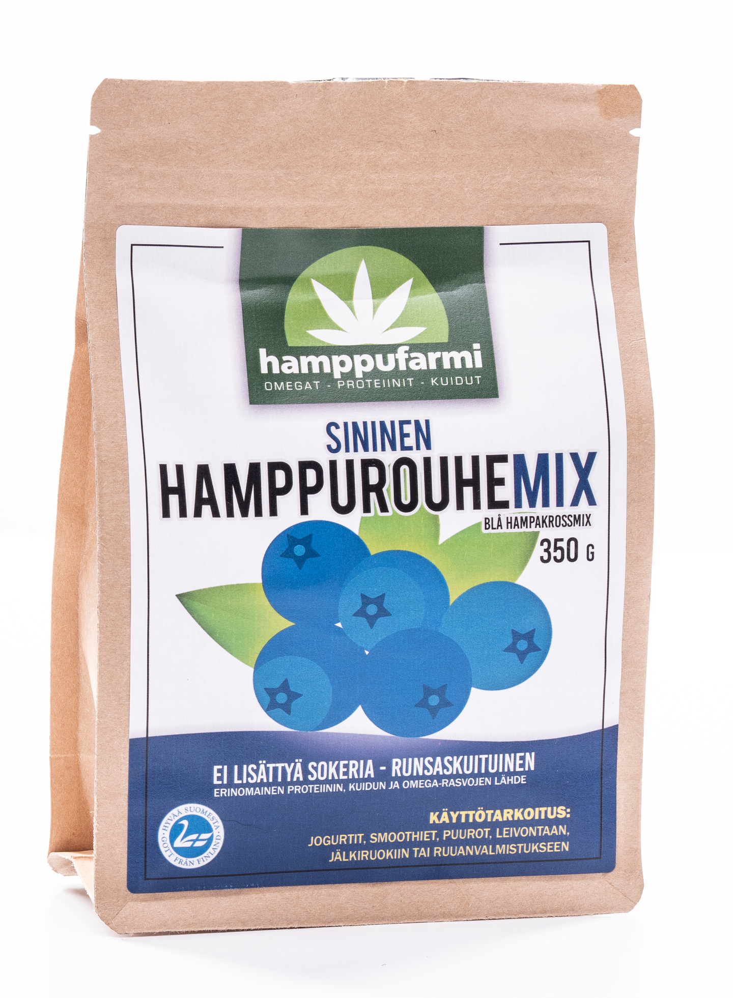 HamppuFarmi hamppurouhemix 350g sininen