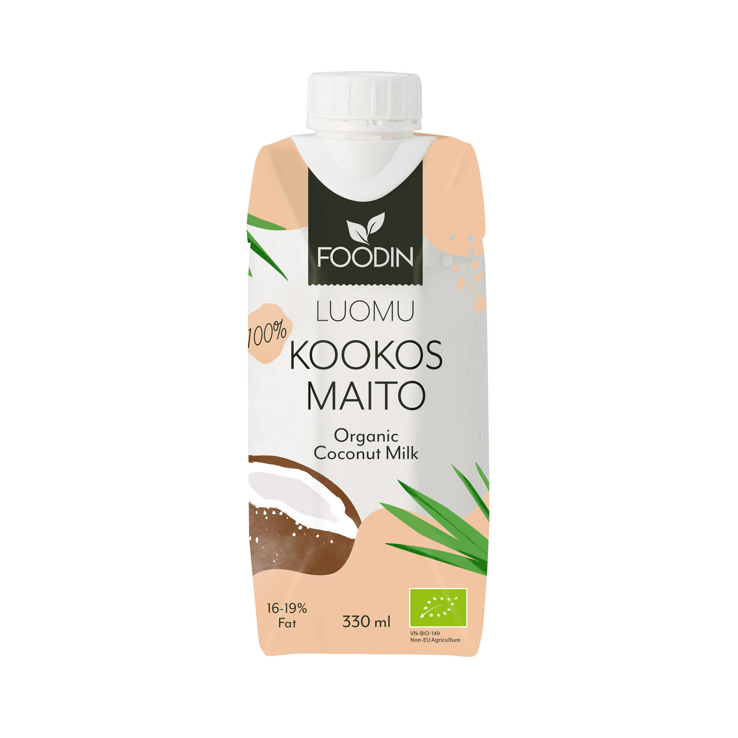 Foodin luomu kookosmaito 330ml