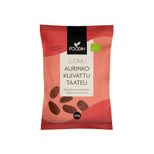 Foodin aurinkokuivattu taateli 250g luomu