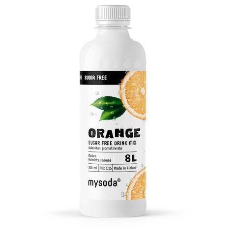 MySoda Appelsiini sokeriton 0,5l