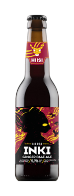 Hiisi Inkivääri Ginger Pale Ale  5,7% 0,33l Gluteeniton