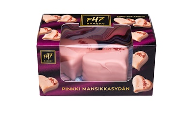 pH7 pinkki mansikka-suklaasydän 2kpl/130g - kuva