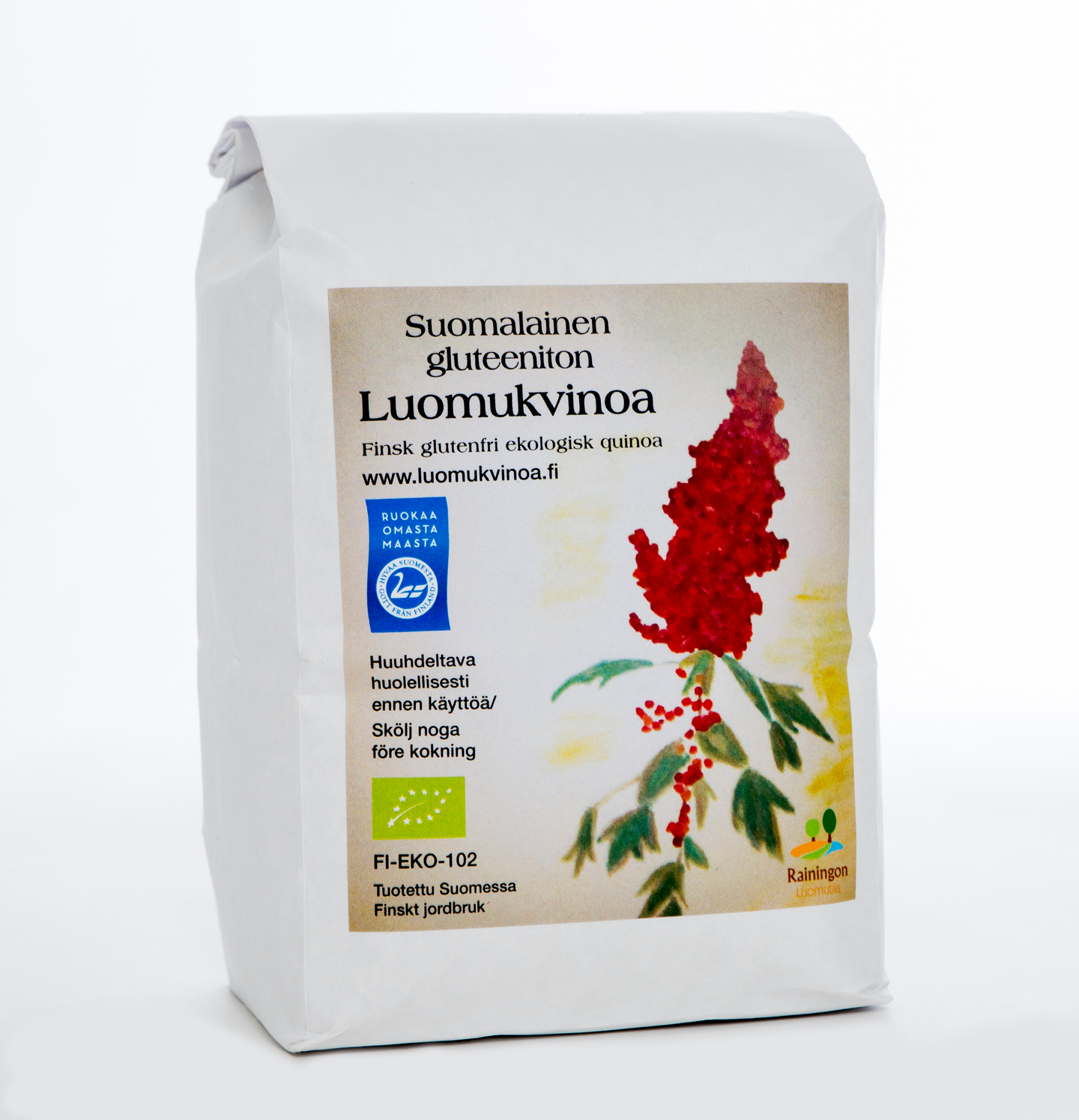 Rainingon Luomutila Suomalainen Luomu Kvinoa 1kg gluteeniton | K-Ruoka  Verkkokauppa
