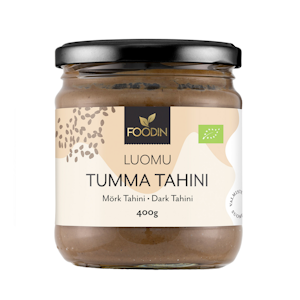 Foodin luomu tumma tahini 400g