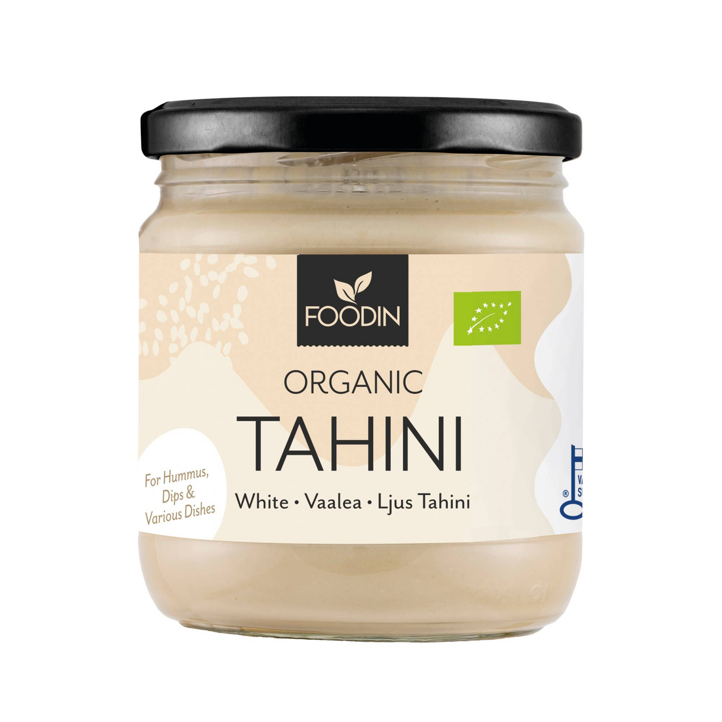 Foodin luomu vaalea tahini 400g