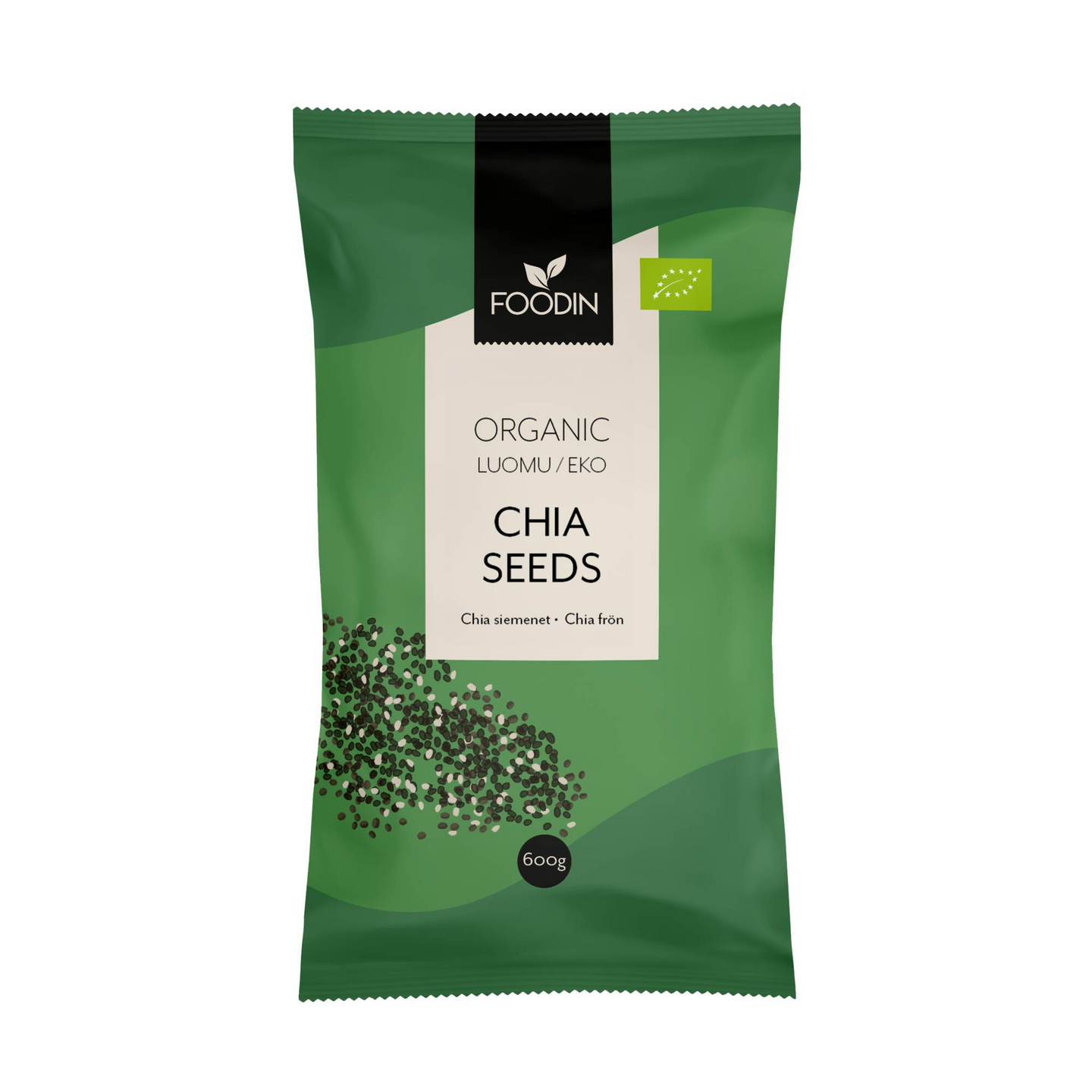 Foodin chia-siemen 600g Luomu