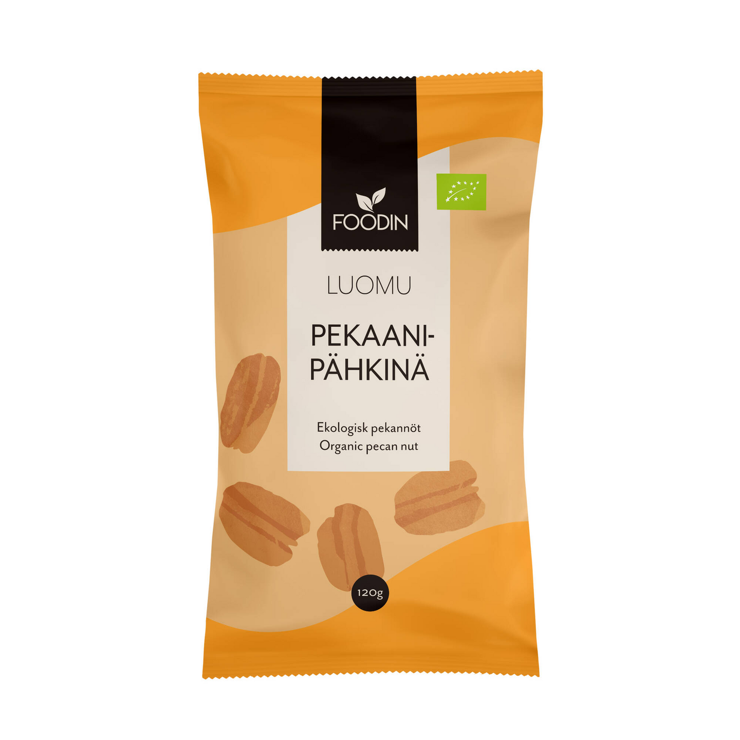 Foodin pekaanipähkinä 120g luomu