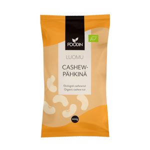 Foodin cashewpähkinä 200g luomu