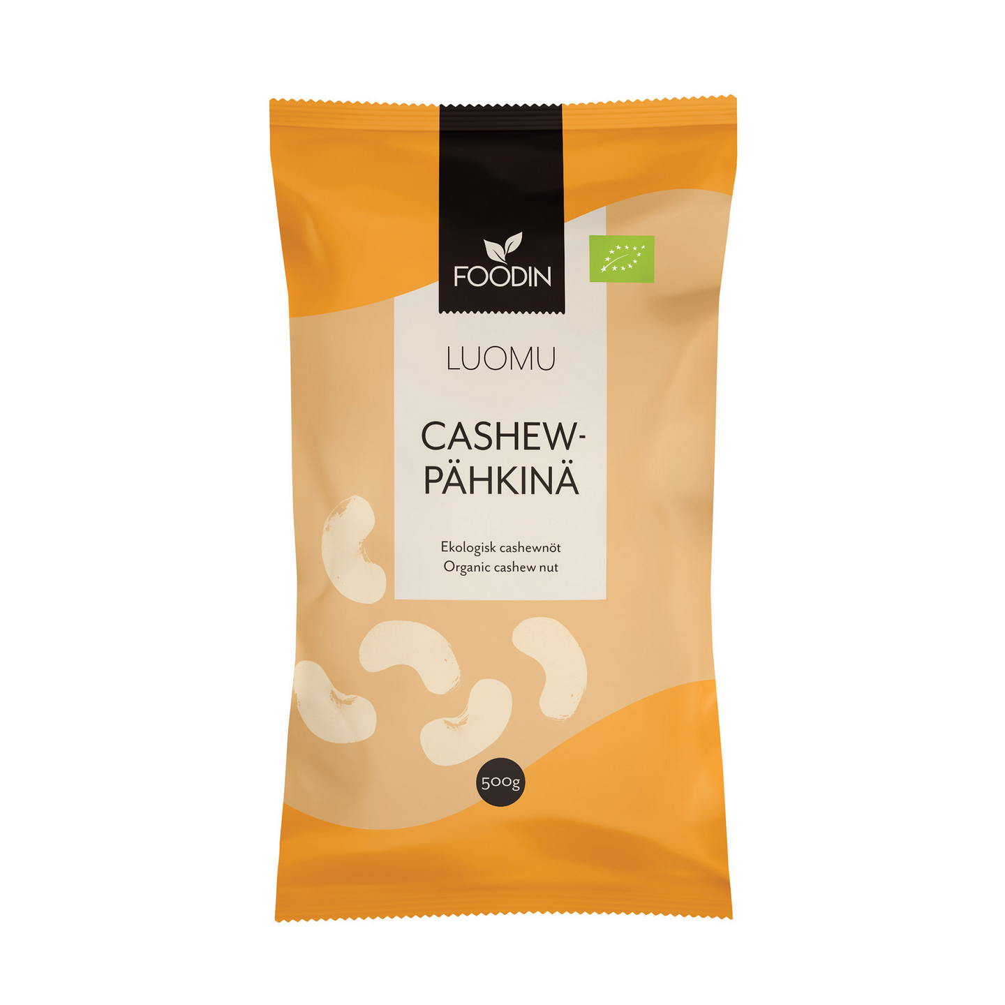 Foodin cashewpähkinä 500g luomu