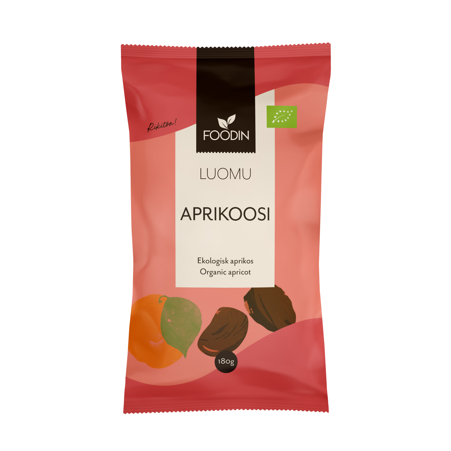 Foodin Aprikoosi 180g luomu