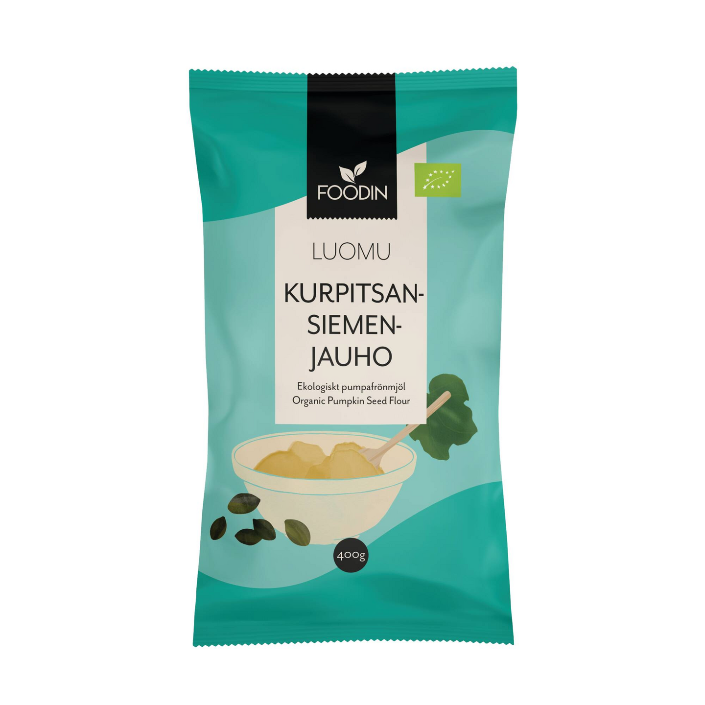 Foodin Kurpitsansiemenjauho 400g luomu