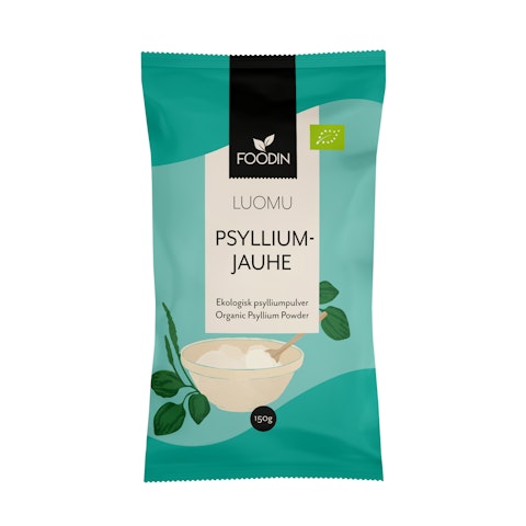 Foodin organic psylliumjauhe 150g