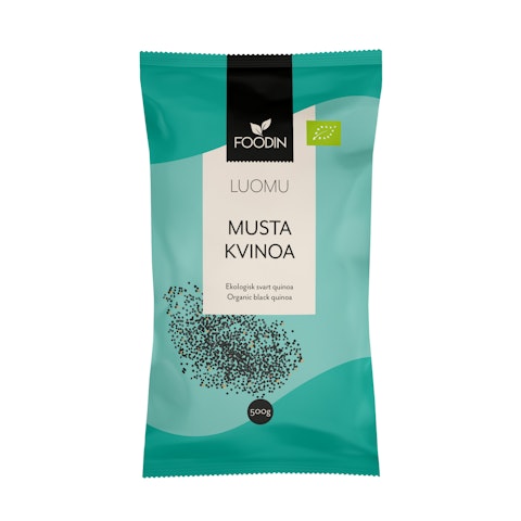 Foodin musta kvinoa luomu 500g