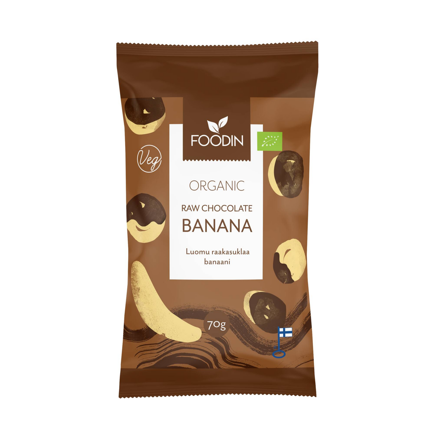 Foodin suklaabanaani 70g luomu