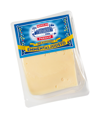 Maatilan Parhaat pehmeä Emmental 3kk 250g viipale