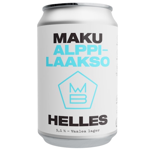 Maku Brewing Helles 5,1% 0,33l gluteeniton