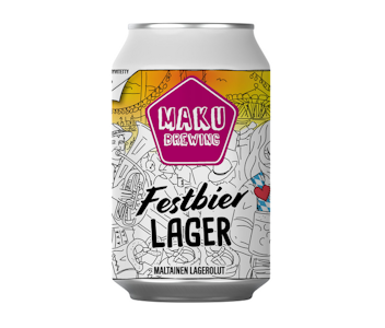 Maku Brewing Festbier Märzen Lager olut 5,3% 0,33l