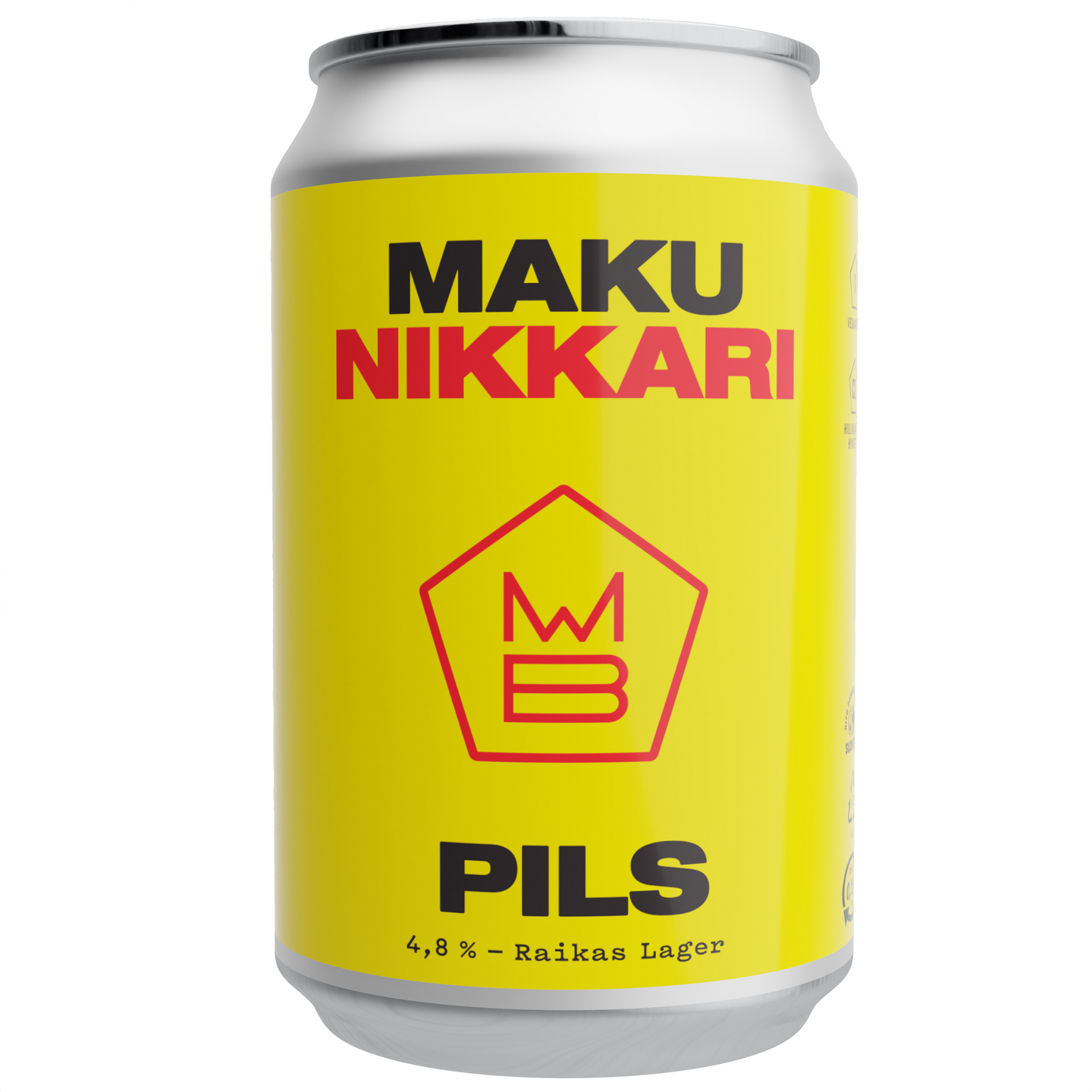 Maku Nikkari Pils olut 4,8% 0,33l