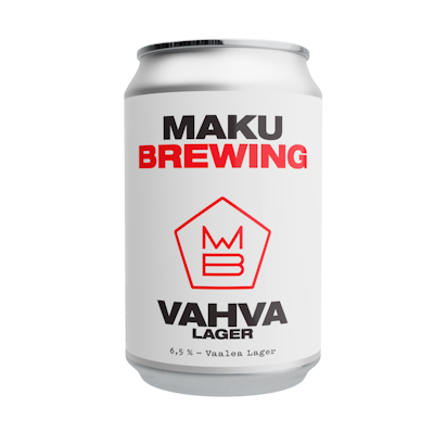 Maku Brewing Vahva Lager olut 6,5% 0,33l