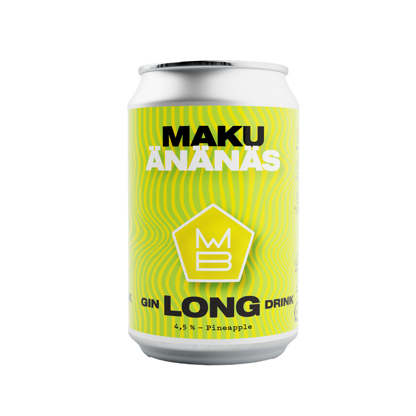 Maku Brewing Änänäs Gin Long Drink Pineapple 4,5% 0,33l