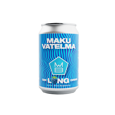 Maku Brewing Vatelma Gin Long Drink Blue Raspberry 4,5% 0,33l